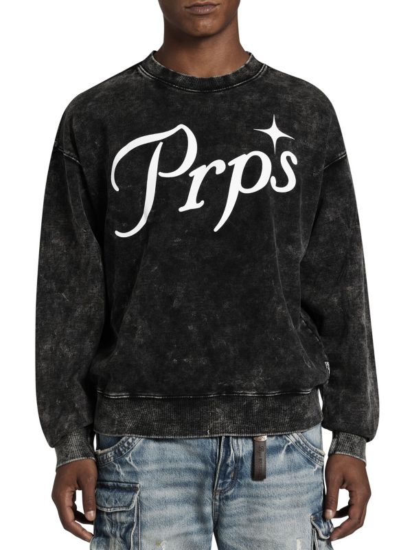 Logo Faded Crewneck Sweatshirt Prps