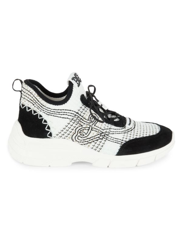 Chelsie Pattern Low Top Sneakers Sam Edelman