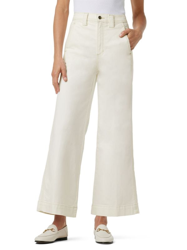 The Avery High-Rise Stretch Wide-Leg Ankle Jeans Joe's Jeans