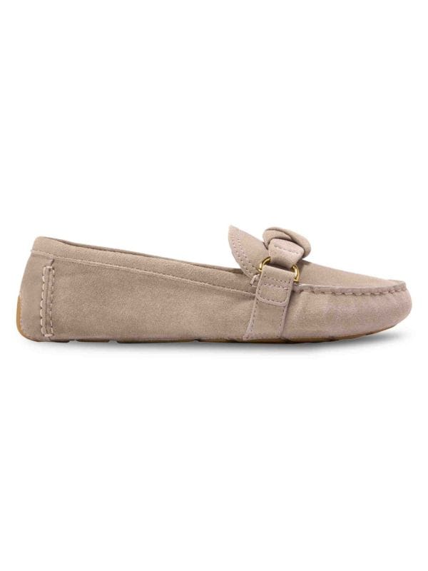 Emmie Suede Knot Driving Loafers Cole Haan