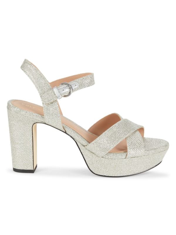 Riannon Textured Platform Sandals Cole Haan