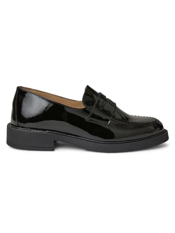 Elle Leather Platform Loafers Bruno Magli