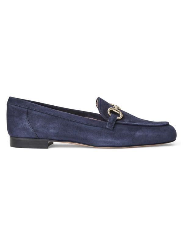 Luna Suede Bit Loafers Bruno Magli