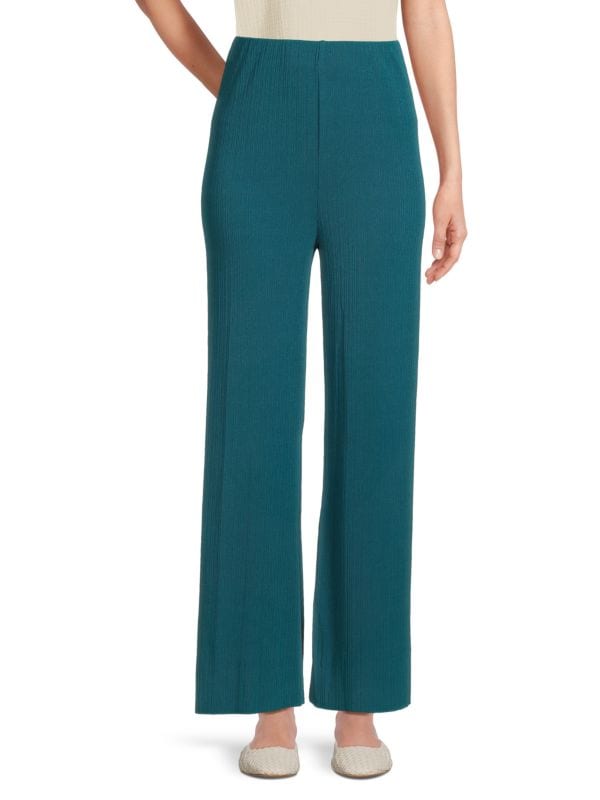 Straight Leg Flat Front Pants Saks Fifth Avenue