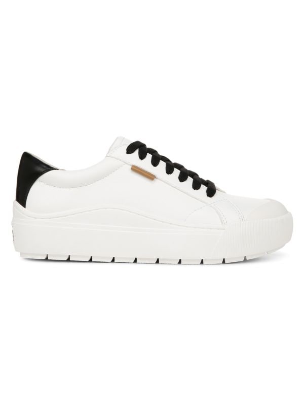 Time Off Faux Leather Low Top Sneakers Dr. Scholl's