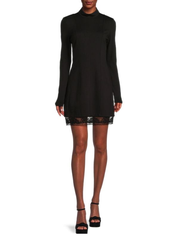 Lace Trim Mini Dress Jason Wu