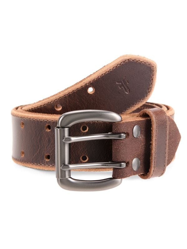 Leather Dual Pin Belt Frye