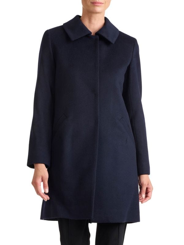 Wool Blend Car Coat Sofia Cashmere