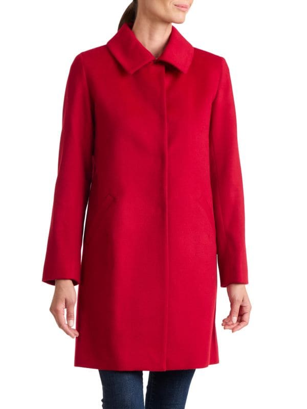 Wool Blend Car Coat Sofia Cashmere