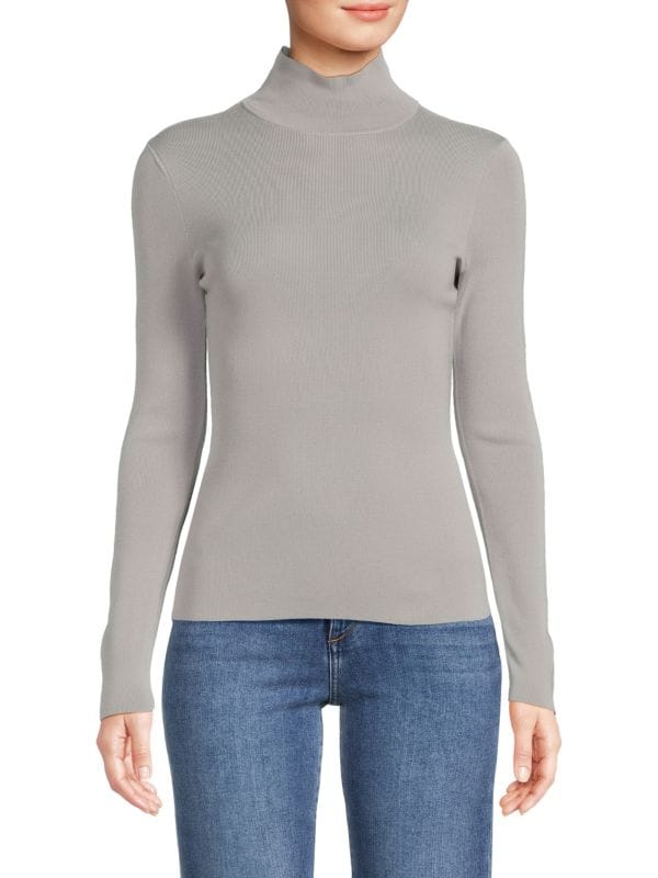 Highneck Ribbed Top BCBGeneration