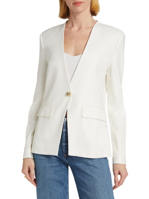 Perez Single-Breasted Blazer Derek Lam