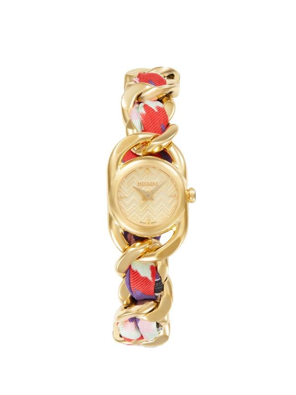 Gioiello Twilly Goldtone Stainless Steel Bracelet Watch/22.8MM Missoni