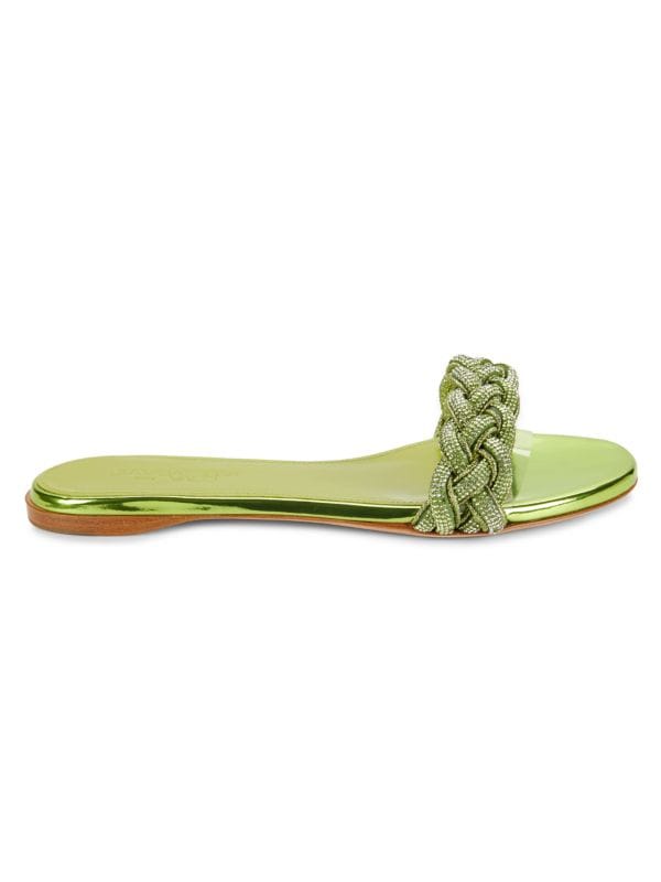 Braided Strap Flat Sandals Giambattista Valli