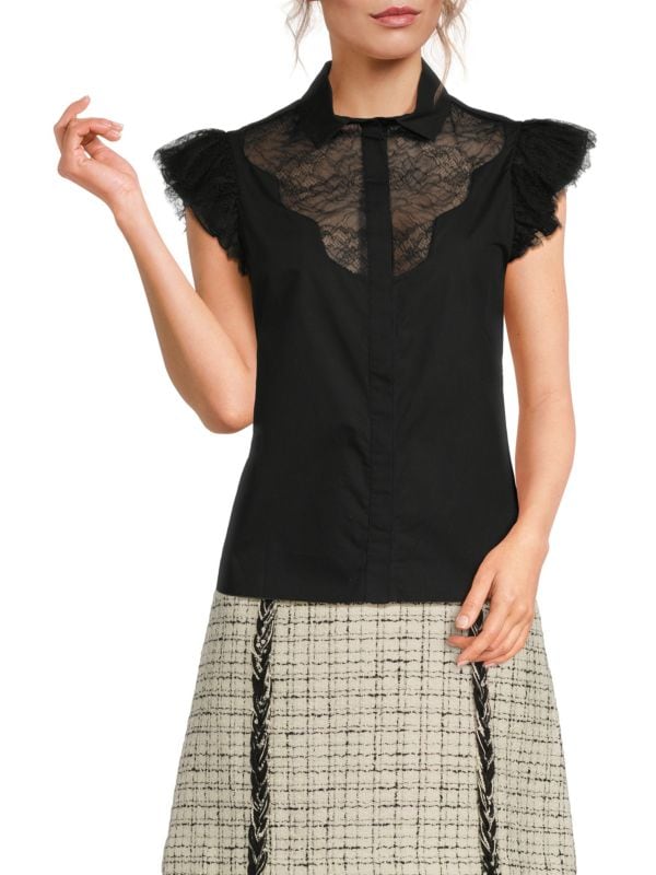 Point Collar Blouse Giambattista Valli