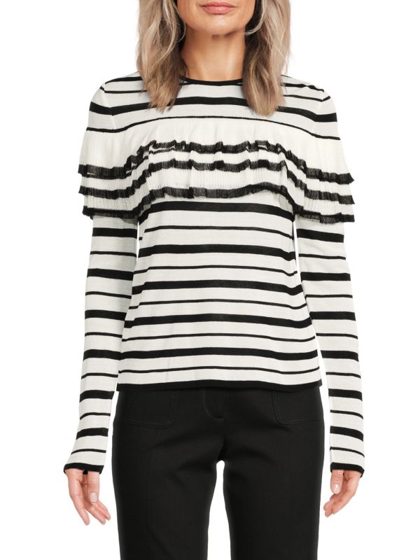 Striped Layered Top Giambattista Valli