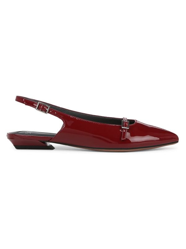 Emma Slingback Mary Jane Patent Leather Flats Franco Sarto