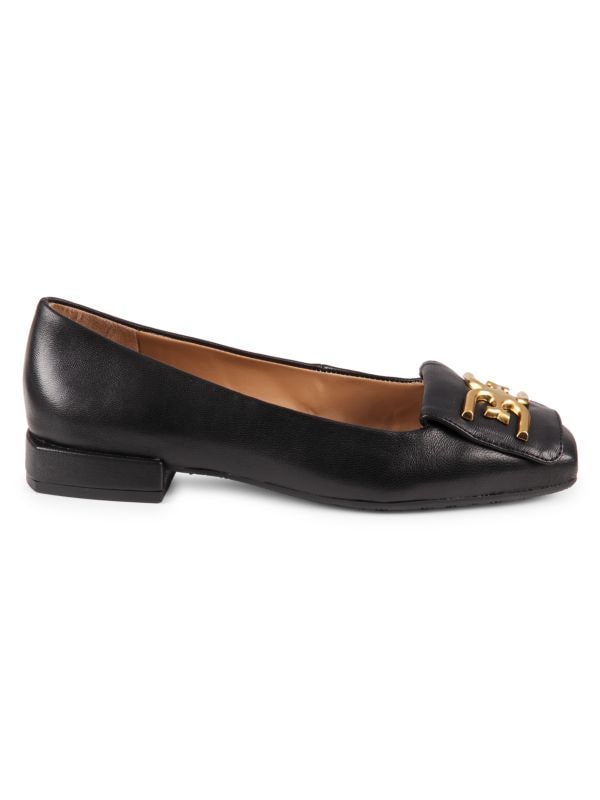 Emina Leather Flat Pumps Sam Edelman