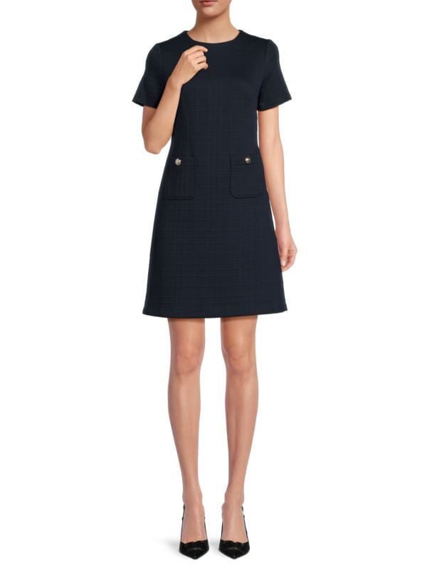 Textured A-line Minidress Tommy Hilfiger