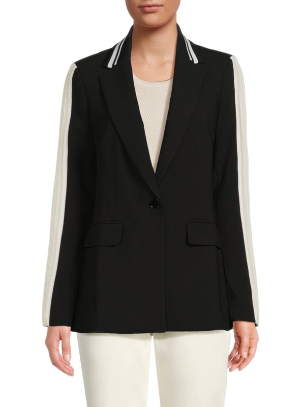 Tipped Blazer Karl Lagerfeld Paris