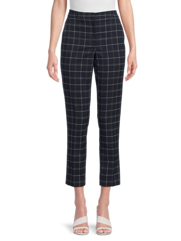 Sloane Plaid Cropped Pants Tommy Hilfiger