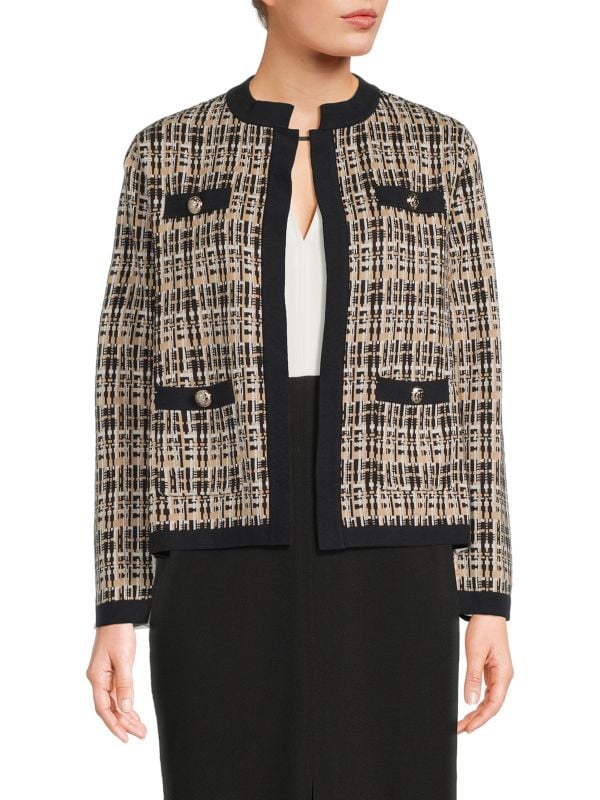 Tweed-Effect Knit Cardigan Tommy Hilfiger