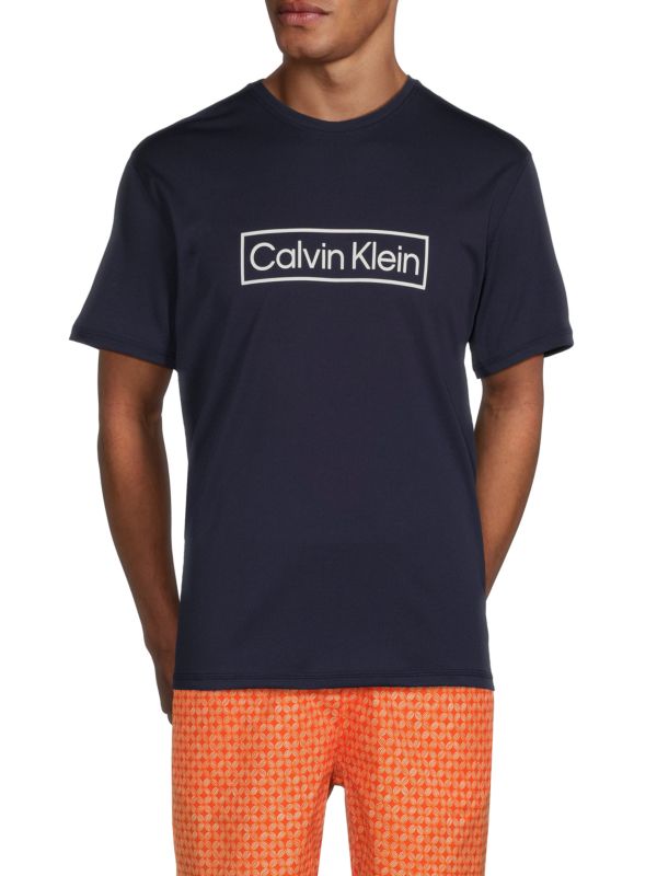 Box Logo Crewneck T-Shirt Calvin Klein