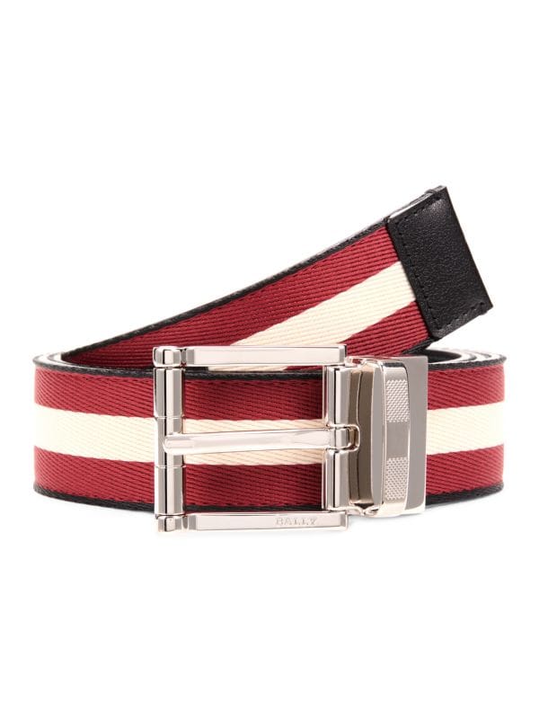 Leather Reversible Belt Bally