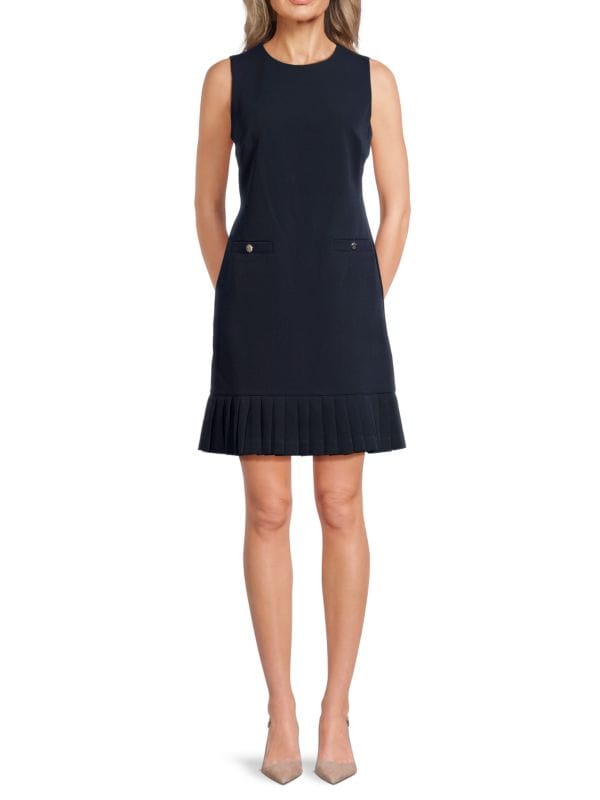 Sleeveless Pleated Hem Minidress Tommy Hilfiger