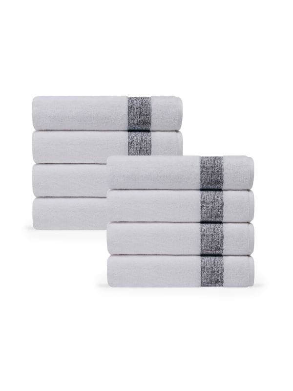 Pera 8-Piece Turkish Cotton Hand Towel Set Depera Home