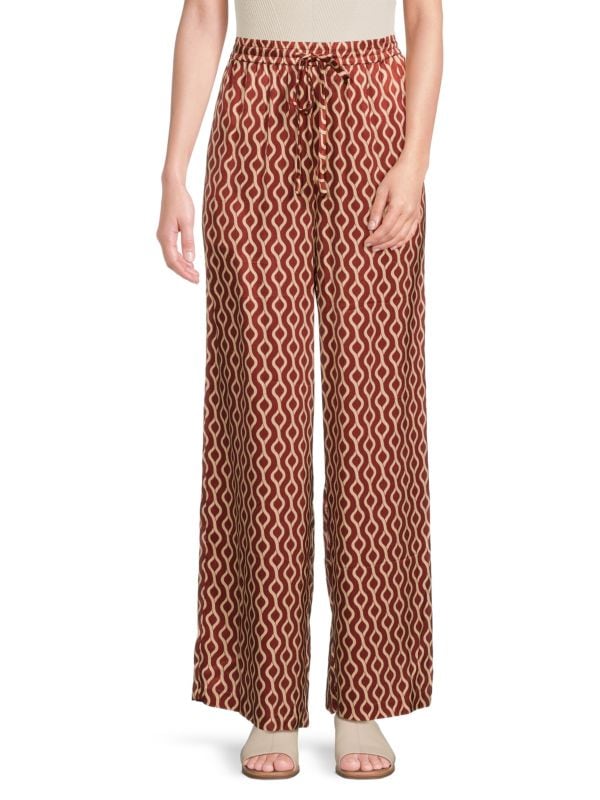 Voyage Print Relaxed Fit Pants Third Form