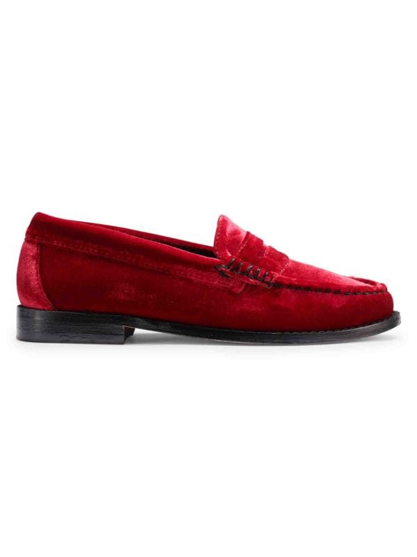 Whitney Velvet Penny Loafers G.H. Bass