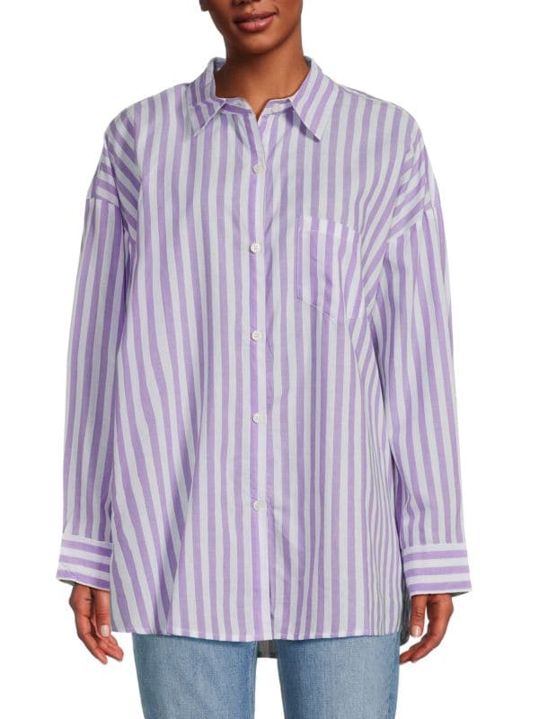 Sails Striped Shirt Sea Level