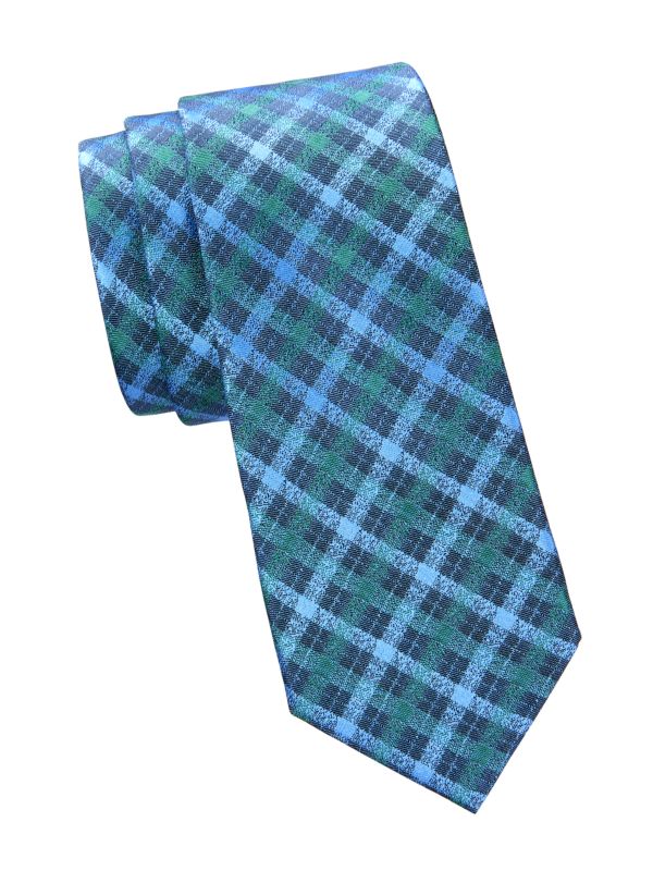 Plaid Silk Tie Ben Sherman