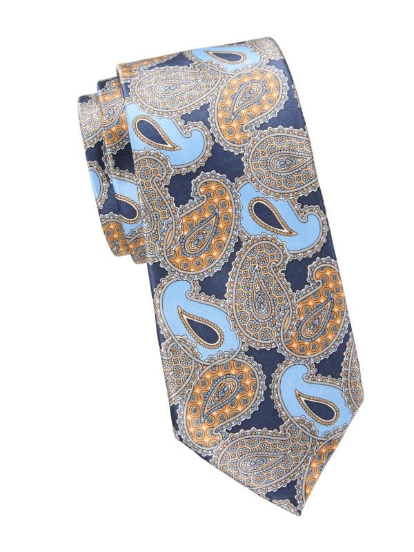 Paisley Silk Tie Robert Graham