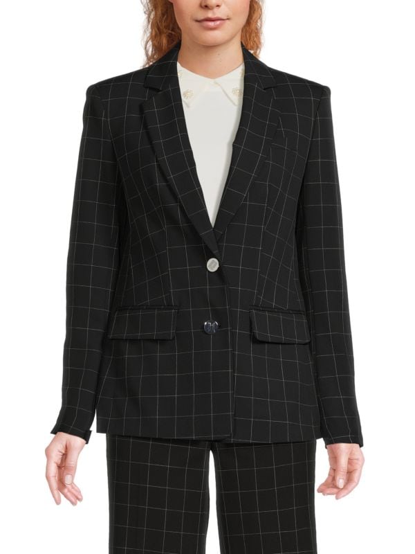 Grid Check Blazer Karl Lagerfeld Paris