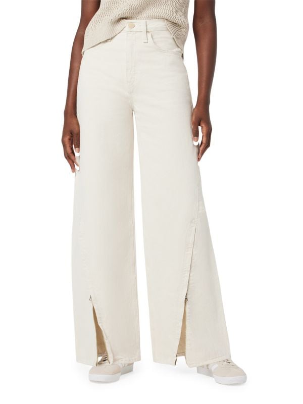 James Wide-Leg Split-Hem Jeans Hudson Jeans