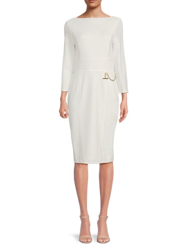 Boatneck Dress Halston