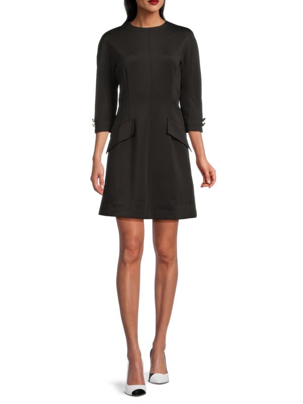 A-line Minidress Halston