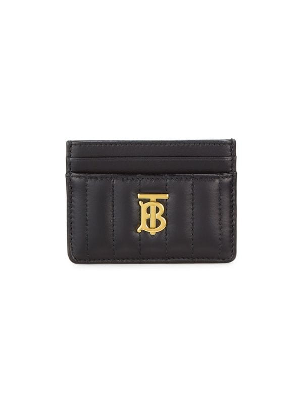 Logo Leather Card Holder Burberry