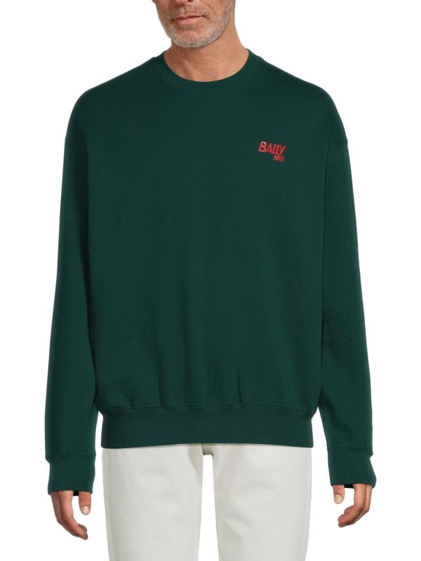 Logo Cotton Sweatshirt Bally