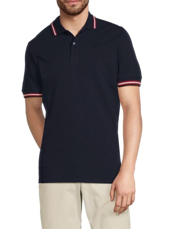 Logo Cotton Piqué Polo Bally