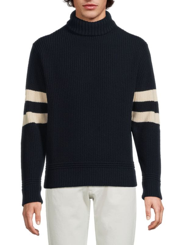 Canberra Ribbed Merino Wool Sweater Bally