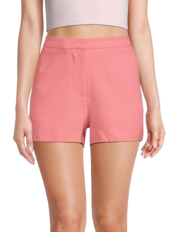 Pebble Weave Solid Shorts Susana Monaco