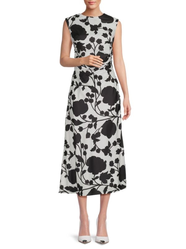 Floral Midi Dress Area Stars