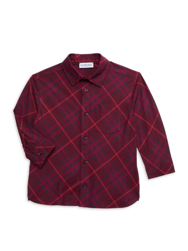 Baby Boy's Plaid Shirt Burberry