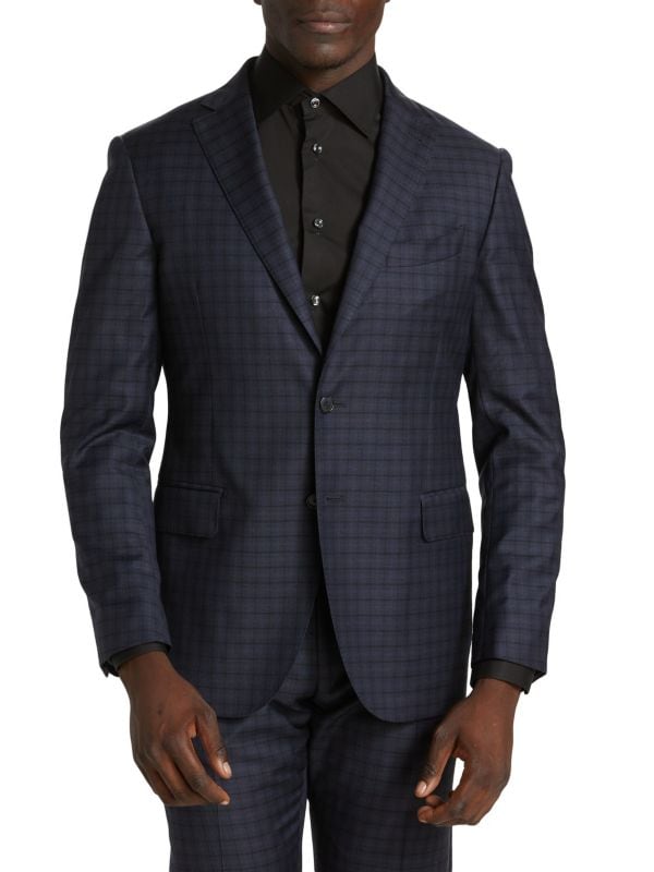 COLLECTION Mini Plaid Wool Sportcoat Saks Fifth Avenue