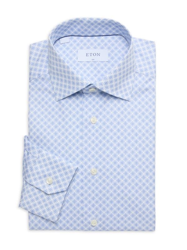 Print Dress Shirt Eton