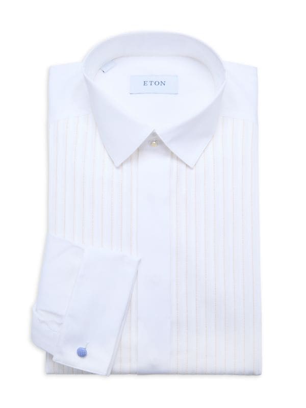 Stitch Striped Dress Shirt Eton