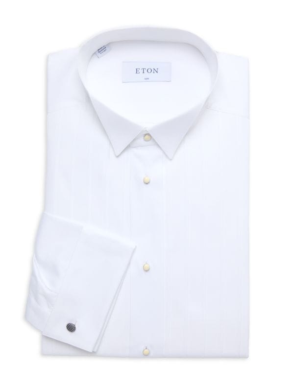 Slim Fit Cotton Dress Shirt Eton