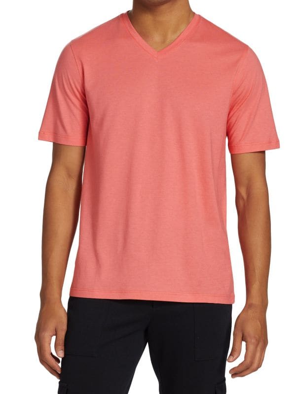 COLLECTION Core Solid V-Neck T-Shirt Saks Fifth Avenue